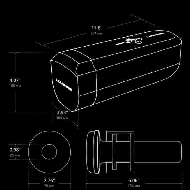 Фрикционный мастурбатор Lovense Solace, черный - фото 6
