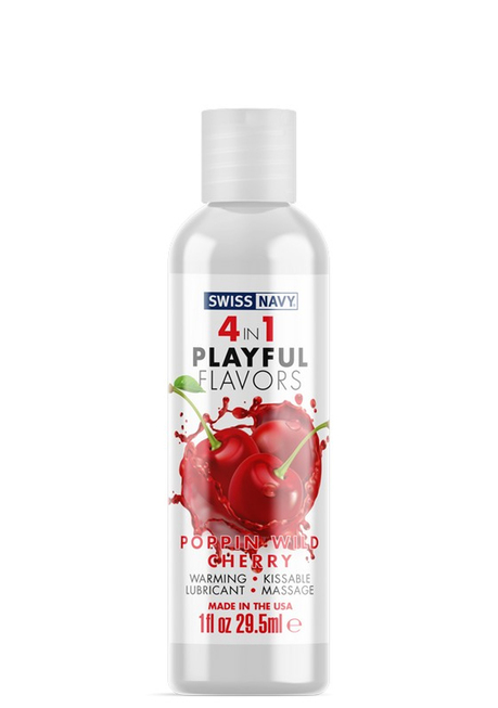 Гель 4 в 1 Swiss Navy Playful Flavors Вишня 29.5 мл