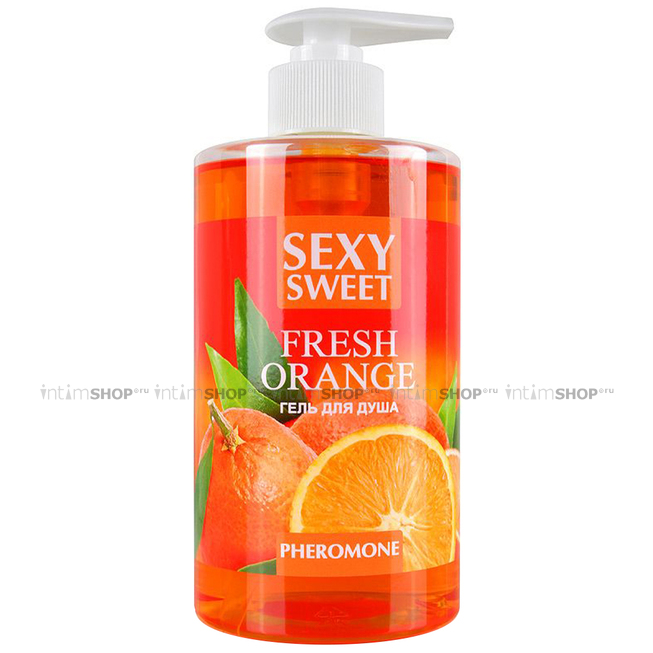 Гель для душа с феромонами Bioritm Sexy Sweet Свежий апельсин, 430 мл - фото 1