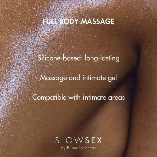Массажный гель-лубрикант Bijoux Indiscrets Slow Sex Full Body Massage на силиконовой основе, 50 мл