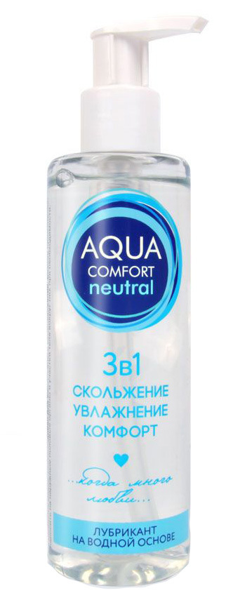 Гель-лубрикант Bioritm Aqua Comfort Hot Secret Neutral на водной основе,  195 г
