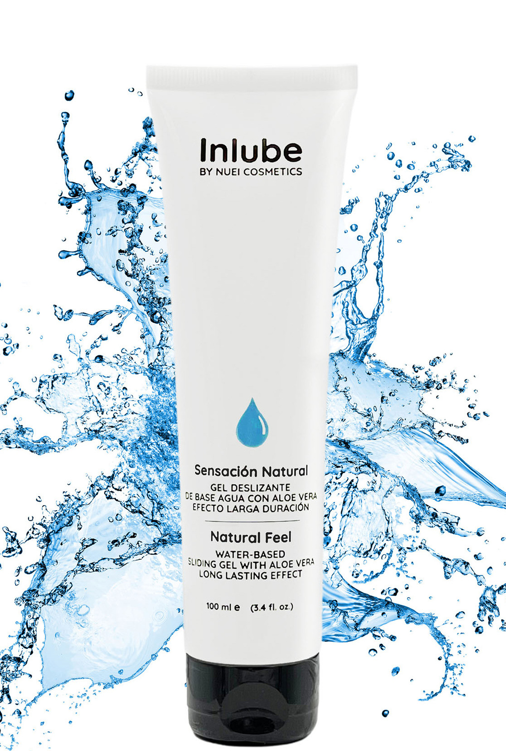 Гель-лубрикант с алоэ вера Nuei cosmetics Inlube Natural Feel на водной основе, 100 мл