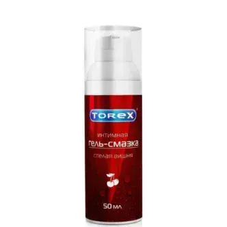 Оральная гель-смазка Torex Спелая вишня на водной основе, 50 мл