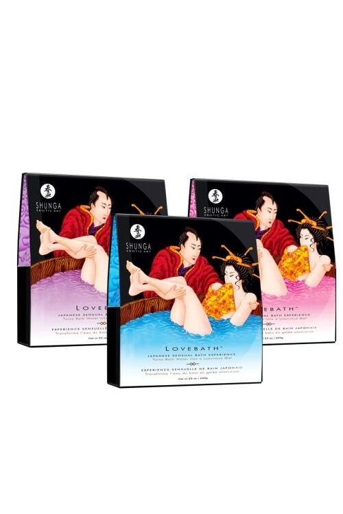 Гель-желе для ванны Shunga Lovebath Чувственный лотос, 650 г