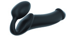 Гибкий страпон Strap-on-me Semi-Realistic XL, чёрный