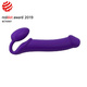 Гибкий страпон Strap-on-me Semi-Realistic XL, фиолетовый