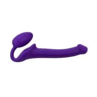 Гибкий страпон Strap-on-me Semi-Realistic S, фиолетовый