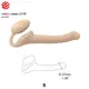 Гибкий страпон Strap-on-me Semi-Realistic S, телесный