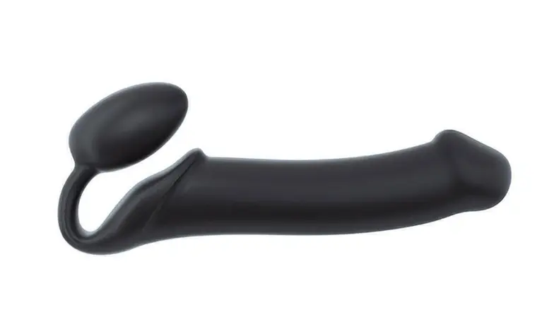 Гибкий страпон Strap-on-me Semi-Realistic XL, чёрный