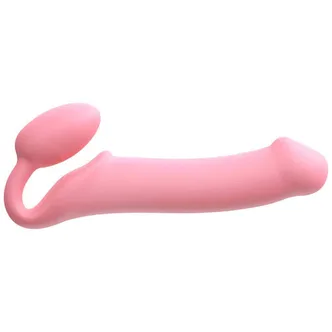 Гибкий страпон Strap-on-me Semi-Realistic XL, розовый