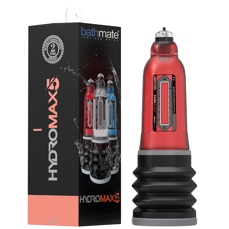 Гидропомпа Bathmate Hydromax5, красная