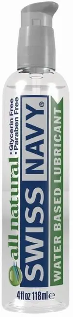 Гипоаллергенный лубрикант Swiss Navy All Natural на водной основе, 118 мл