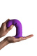 Фаллоимитатор Adrien Lastic Hitsens 3 с вибрацией и изменением формы 18.2 см, фиолетовый  