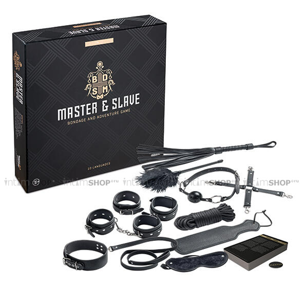 Набор БДСМ Tease&Please Master & Slave Edition Deluxe, черный - фото 3