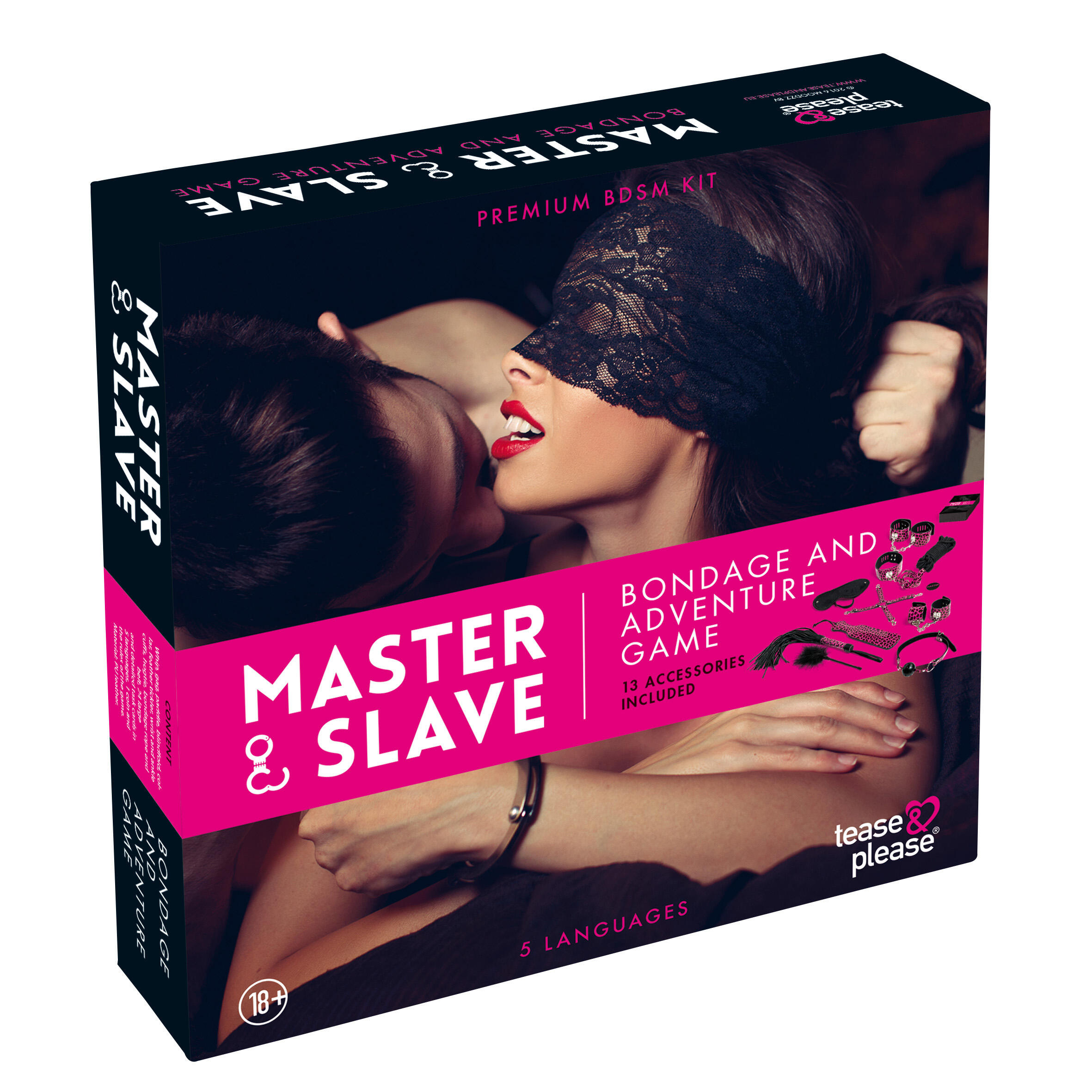 Набор БДСМ Tease&Please Master & Slave Bondage Game, розовый 