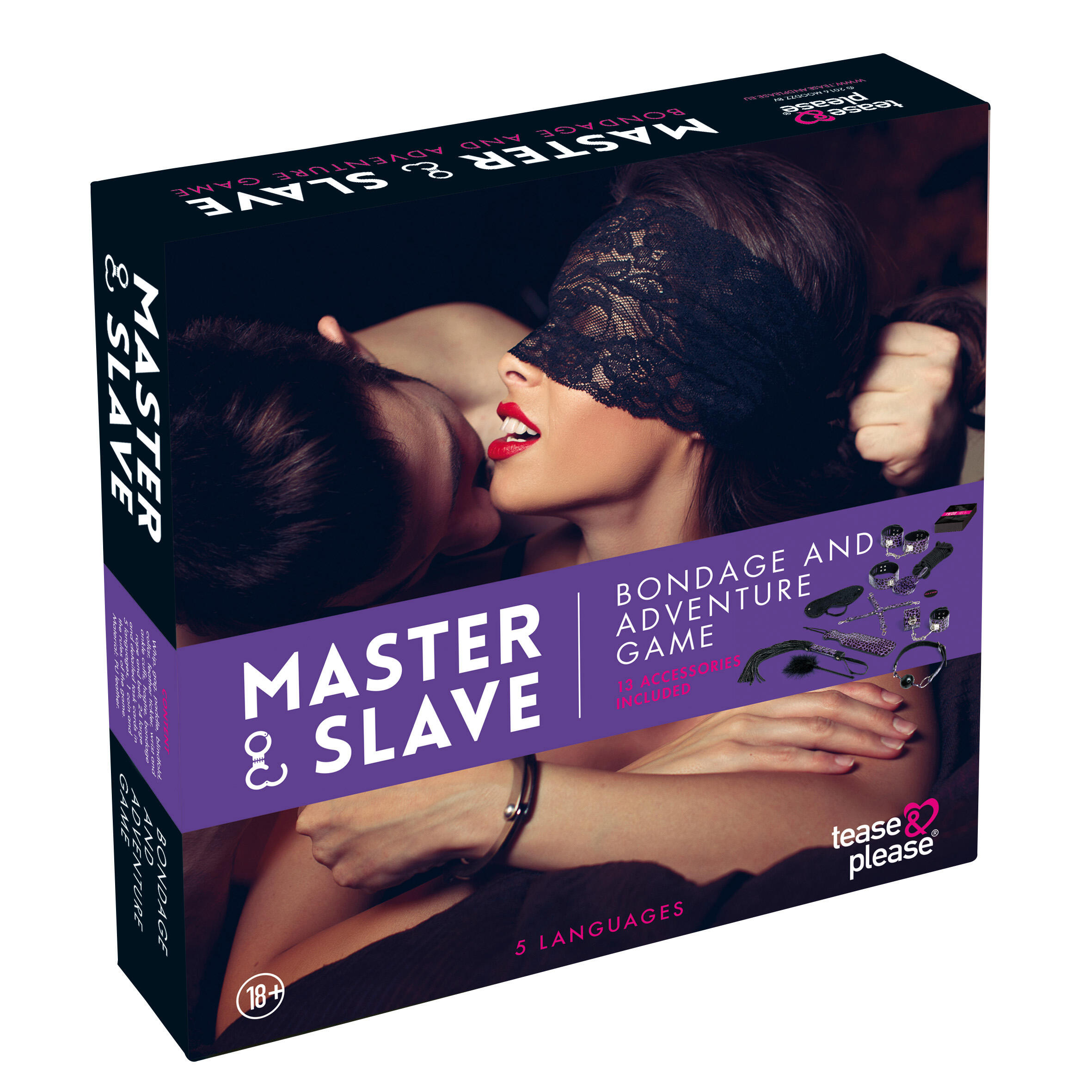 Набор БДСМ Tease&Please Master & Slave Bondage Game, сиреневый