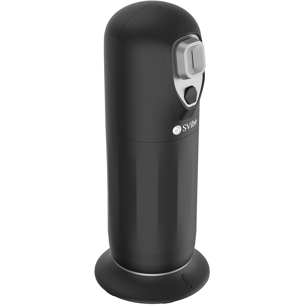 Фрикционный вибромастурбатор SVibe Ikon Jet с нагревом, черный