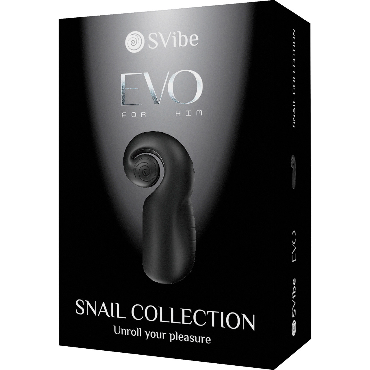 Вибромастурбатор SVibe Snail Evo, чёрный