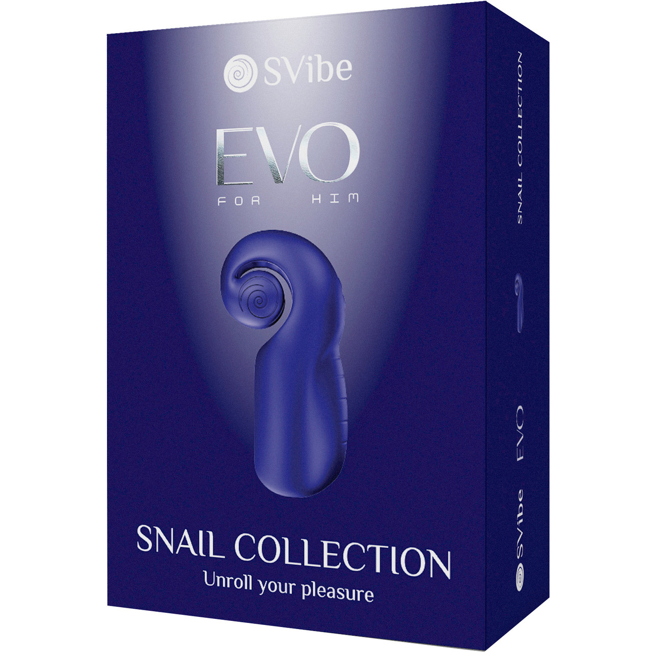 Вибромастурбатор SVibe Snail Evo, синий