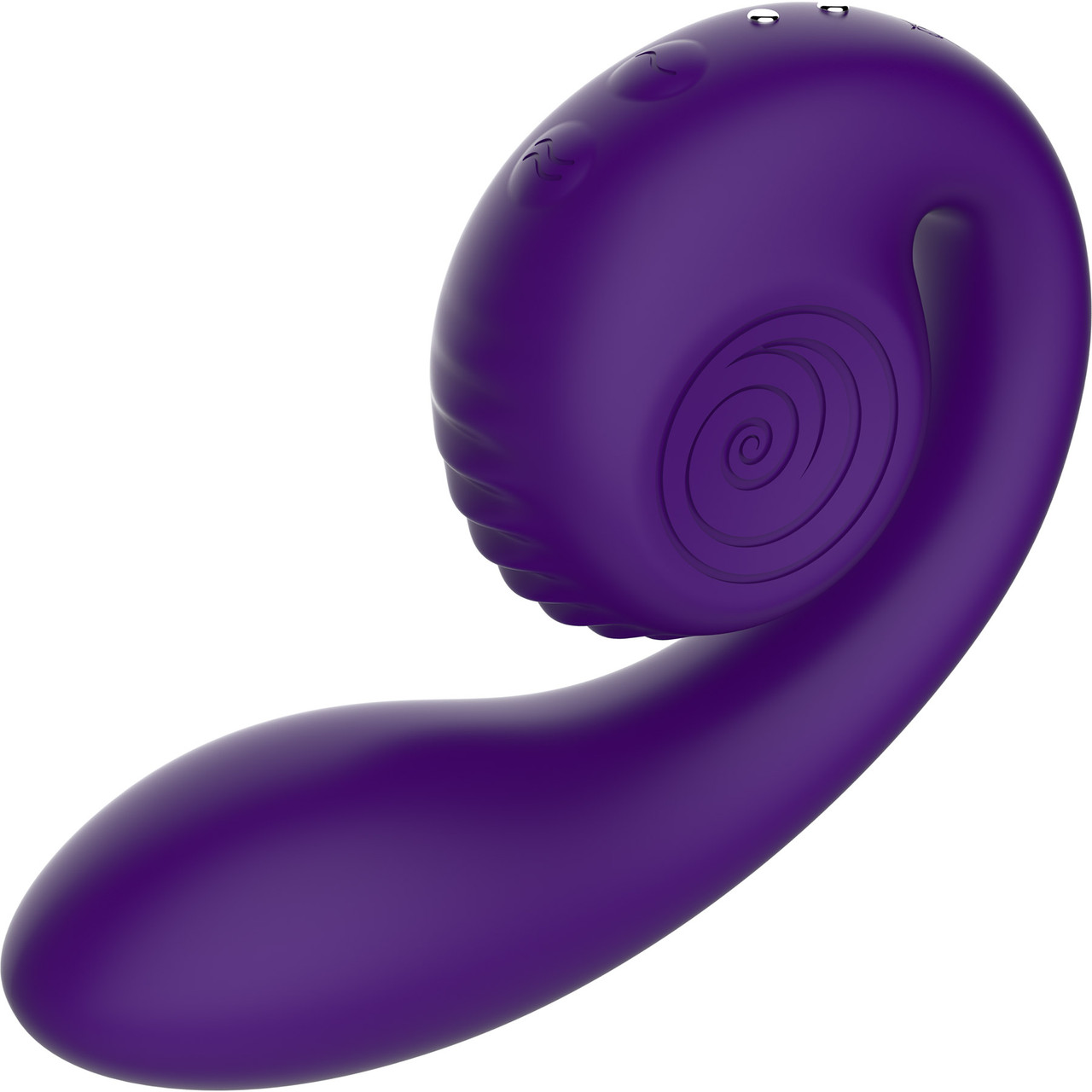 Вагинально-клиторальный вибратор SVibe Gizi, фиолетовый