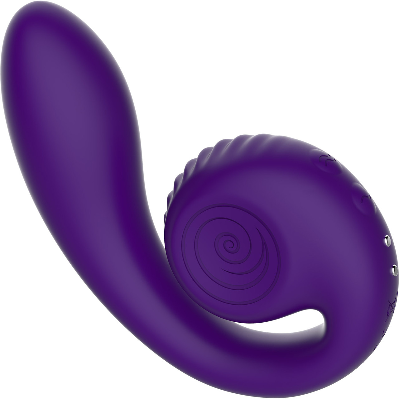 Вагинально-клиторальный вибратор SVibe Gizi, фиолетовый