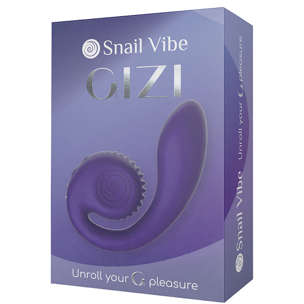 Вагинально-клиторальный вибратор SVibe Gizi, фиолетовый