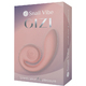 Вагинально-клиторальный вибратор SVibe Gizi, персиковый