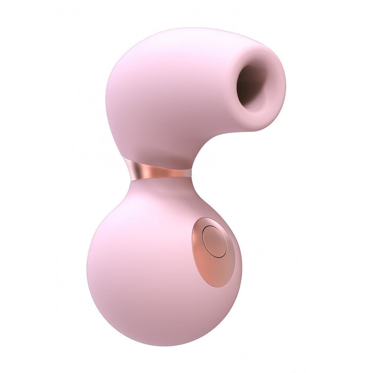 Вакуумный стимулятор клитора с вибрацией Irresistible Invincible, розовый