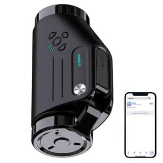 Интерактивный фрикционный вибромастурбатор Kaotik Labs The Shotty с ротацией, чёрный