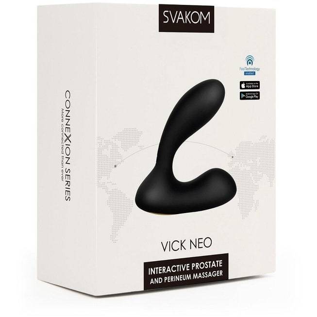 Интерактивный массажер простаты Svakom Vick Neo, черный от IntimShop