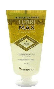 Интимный гель-смазка ИнтелБИО Lubrimax Protect с антисептическим эффектом, 75 мл