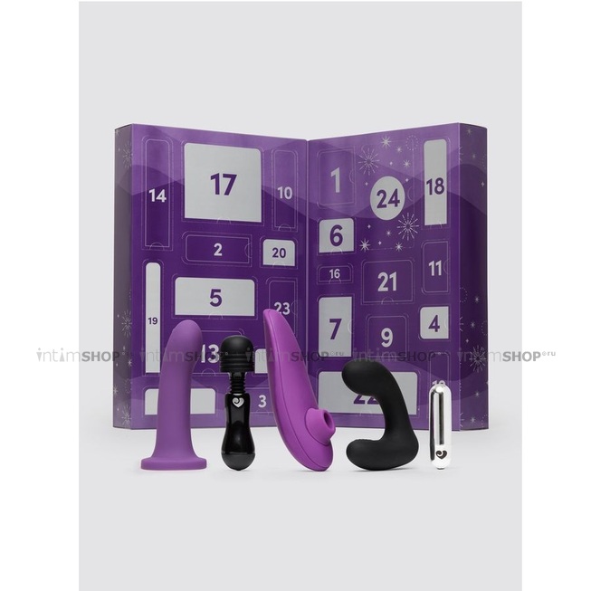 Адвент календарь Womanizer и Lovehoney 2023-2024, фиолетовый - фото 2