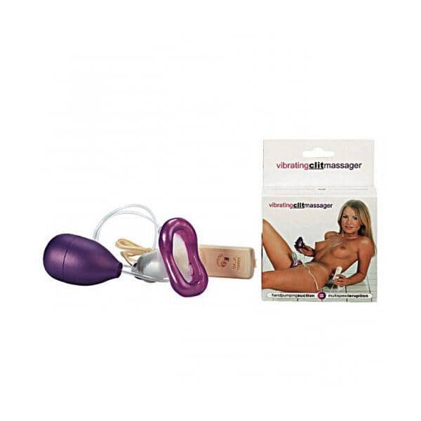 Клиторальная вакуумная помпа Clit Massager Vibrating Seven Creations