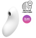 Вакуумный стимулятор клитора с вибрацией Satisfyer Vulva Lover 2, белый