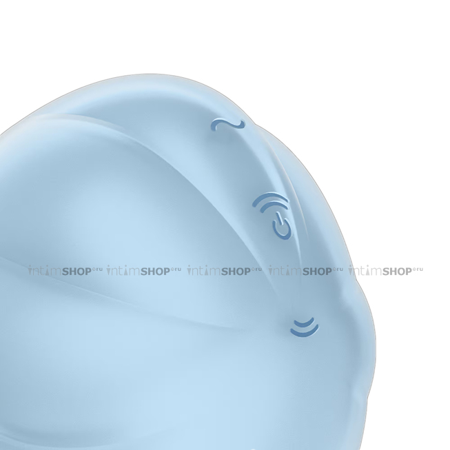 Клиторальный стимулятор с вибрацией Satisfyer Cloud Dancer, голубой - фото 7
