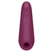 Клиторальный стимулятор с вибрацией Satisfyer Curvy 1+, бордовый