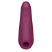 Клиторальный стимулятор с вибрацией Satisfyer Curvy 1+, бордовый