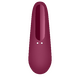 Вакуумный стимулятор клитора с вибрацией Satisfyer Curvy 1+, бордовый