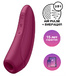 Клиторальный стимулятор с вибрацией Satisfyer Curvy 1+, бордовый
