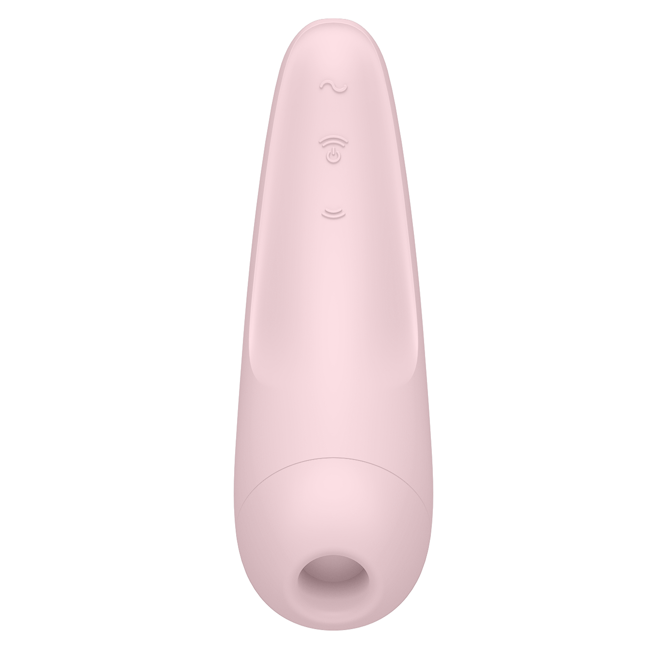 Вакуумный стимулятор клитора с вибрацией Satisfyer Curvy 2+, розовый