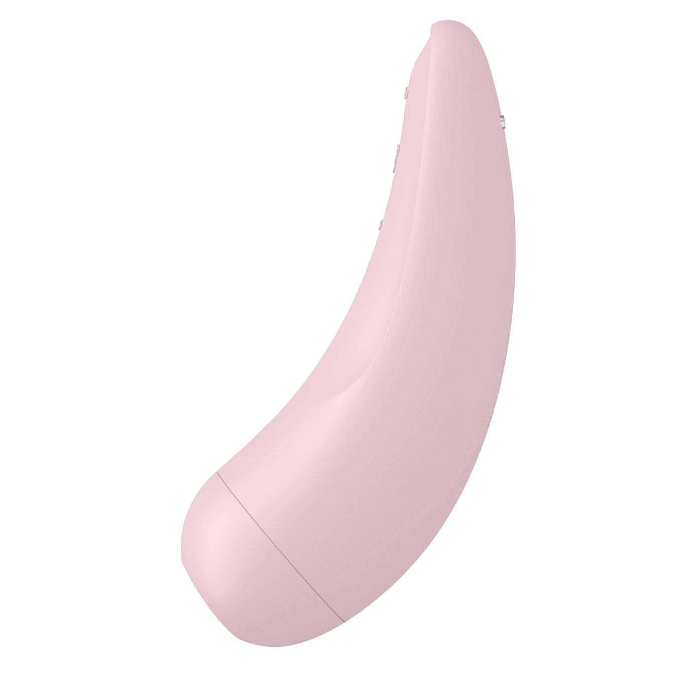 Вакуумный стимулятор клитора с вибрацией Satisfyer Curvy 2+, розовый