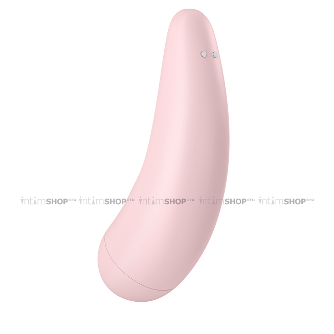 Клиторальный стимулятор с вибрацией Satisfyer Curvy 2+, розовый от IntimShop