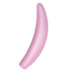 Вакуумный стимулятор клитора с вибрацией Satisfyer Curvy 3+, розовый