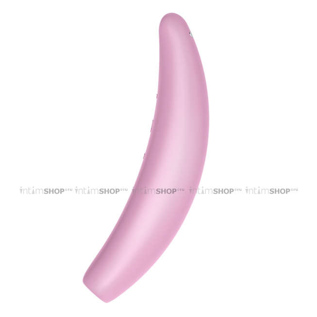 Клиторальный стимулятор с вибрацией Satisfyer Curvy 3+, розовый от IntimShop