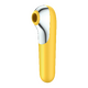 Вакуумно-волновой стимулятор и вибратор для точки G Satisfyer Dual Love, желтый