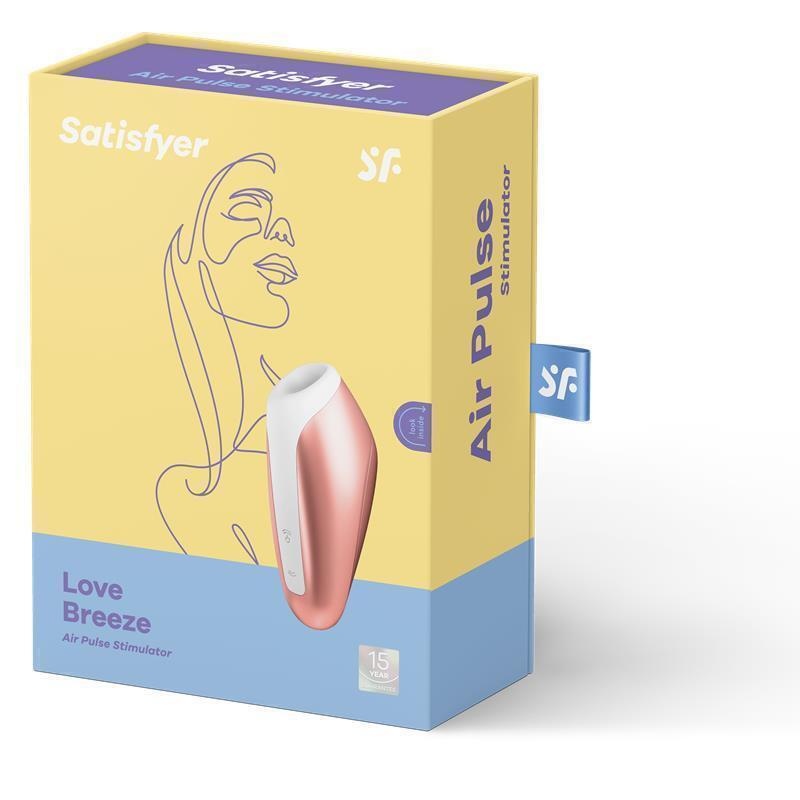 Вакуумный стимулятор клитора Satisfyer Love Breeze, медный