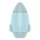 Вакуумный стимулятор клитора с вибрацией Satisfyer Mission Control, голубой