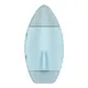 Вакуумный стимулятор клитора с вибрацией Satisfyer Mission Control, голубой
