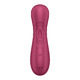 Вакуумный стимулятор клитора с вибрацией Satisfyer Pro 2 Liquid Air, бордовый