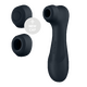 Вакуумный стимулятор клитора с вибрацией Satisfyer Pro 2 Liquid Air Connect App, черный
